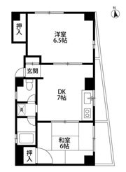メローハウス宮前の間取り画像