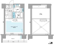 プライムアーバン芝浦LOFTの間取り画像
