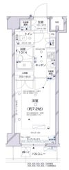 パレステュディオ新宿パークサイドの間取り画像