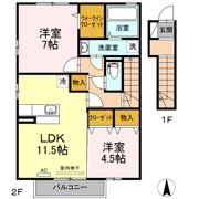 CASA VIVACEの間取り画像