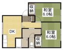 清水コーポFの間取り画像