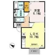 ディアコートDの間取り画像