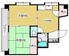 サンライズ高野の間取り画像