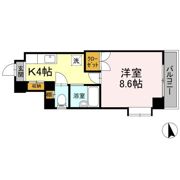 フィオーレ松山の間取り画像