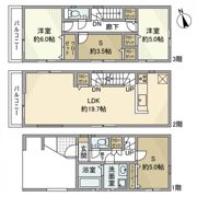 下野谷町戸建の間取り画像
