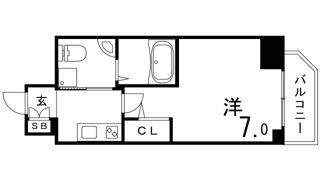 セレニテ神戸元町クレアの間取り画像