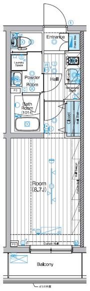 マキシヴ東向島フュージョナルの間取り画像