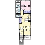 パークス古見の間取り画像