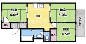 K.ひるさいどてらすA棟の間取り画像