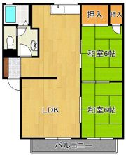 P-ARK曽根 E棟の間取り画像