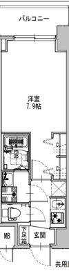 S-RESIDENCE堺筋本町Unoの間取り画像