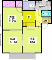 八木ヒルズ I棟の間取り画像