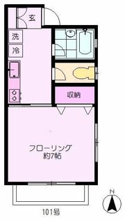 ラ・フロールの間取り画像