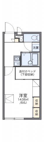 レオパレス松風の間取り画像