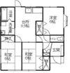 浮田敦子借家 Aの間取り画像