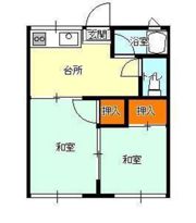 コーポ若竹の間取り画像