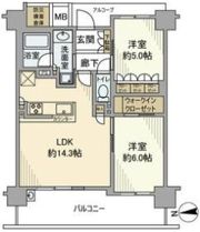 シエリア高槻松原町の間取り画像