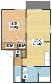 ハイリッツ久山台Aの間取り画像