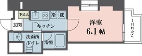 アムス四谷三丁目の間取り画像