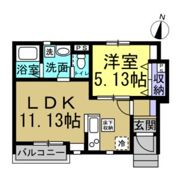 リーブルファイン東水代の間取り画像