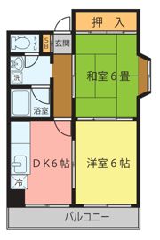 名取ビル富弥の間取り画像