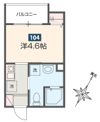 MELDIA小川の間取り画像