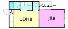 オックスフォードサーカス春日町本館の間取り画像