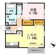 アムールKの間取り画像