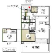 サンリーフ Bの間取り画像