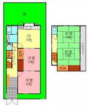 己斐上3丁目貸家の間取り画像