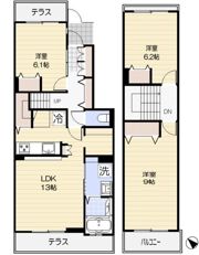 グラシア・フィス北寺尾 D棟の間取り画像