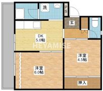 ビレッジハウス栗面2号棟の間取り画像