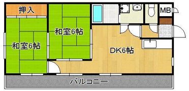 プレアール金田の間取り画像