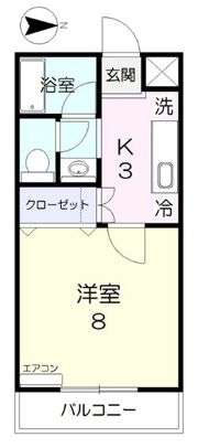 コーポ半田5の間取り画像