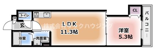 クリエオーレ柳町の間取り画像