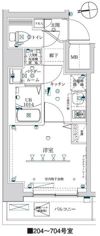 イアース西川口の間取り画像