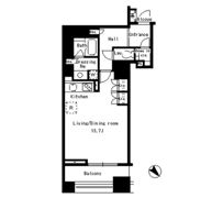 パークアクシス日本橋ステージの間取り画像