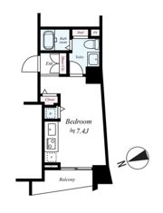 ドルチェ東京府中・弐番館の間取り画像