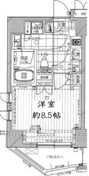 レガリス木場ステーションフロントの間取り画像