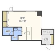 ルクレ堺筋本町レジデンスの間取り画像