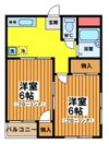 ハイツプリズムB棟の間取り画像