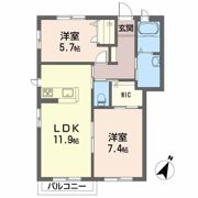 メゾンSOWACA A棟の間取り画像