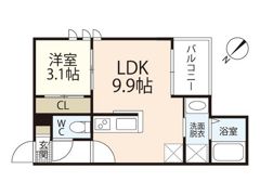 Grandtic L'Arc Ⅲの間取り画像