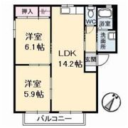 グランシード加藤 B棟の間取り画像