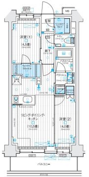 パレステージ六町Ⅴの間取り画像
