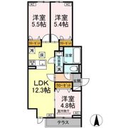 セレスティア中野の間取り画像