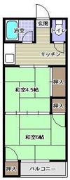 キャロット城南の間取り画像