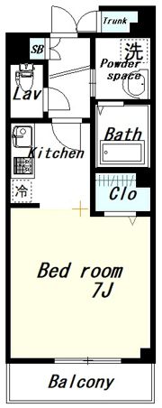 フロンティアの間取り画像