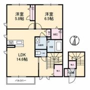 アムルーズ A棟の間取り画像