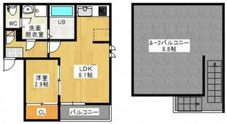 grandtic gacha 'aluaの間取り画像